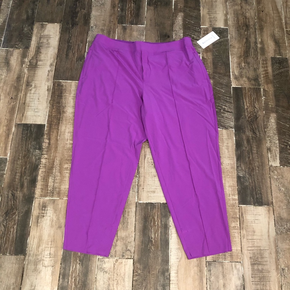 ATHLETA Brooklyn Heights | Vienna Slim Pant Plus Size 22 - Jazzy Purple NWT‎